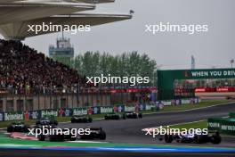 Pierre Gasly (FRA) Alpine F1 Team A524 and Esteban Ocon (FRA) Alpine F1 Team A524. 20.04.2024. Formula 1 World Championship, Rd 5, Chinese Grand Prix, Shanghai, China, Sprint and Qualifying Day.