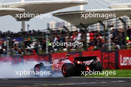 Carlos Sainz Jr (ESP) Ferrari SF-24 crashed during qualifying. 20.04.2024. Formula 1 World Championship, Rd 5, Chinese Grand Prix, Shanghai, China, Sprint and Qualifying Day.