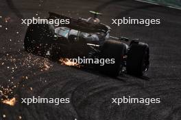 Lewis Hamilton (GBR) Mercedes AMG F1 W15 sends sparks flying. 20.04.2024. Formula 1 World Championship, Rd 5, Chinese Grand Prix, Shanghai, China, Sprint and Qualifying Day.
