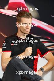 Nico Hulkenberg (GER) Haas F1 Team in the FIA Press Conference. 18.04.2024. Formula 1 World Championship, Rd 5, Chinese Grand Prix, Shanghai, China, Preparation Day.