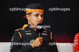 Lando Norris (GBR) McLaren in the FIA Press Conference. 18.04.2024. Formula 1 World Championship, Rd 5, Chinese Grand Prix, Shanghai, China, Preparation Day.