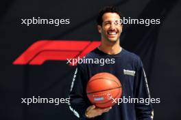 Daniel Ricciardo (AUS) RB plays basketball in the paddock. 18.04.2024. Formula 1 World Championship, Rd 5, Chinese Grand Prix, Shanghai, China, Preparation Day.
