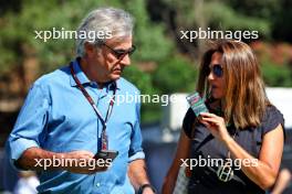 (L to R): Carlos Sainz (ESP) with his wife Reyes Vazquez de Castro. 21.06.2024 Formula 1 World Championship, Rd 10, Spanish Grand Prix, Barcelona, Spain, Practice Day.