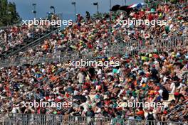 Circuit atmosphere - fans in the grandstand. 21.06.2024 Formula 1 World Championship, Rd 10, Spanish Grand Prix, Barcelona, Spain, Practice Day.