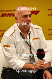 Paul Fowler (GBR) DHL Vice President Motorsport - DHL Press Conference. 21.06.2024 Formula 1 World Championship, Rd 10, Spanish Grand Prix, Barcelona, Spain, Practice Day.