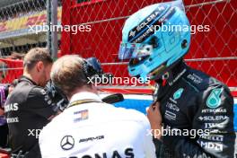 George Russell (GBR) Mercedes AMG F1 on the grid. 23.06.2024. Formula 1 World Championship, Rd 10, Spanish Grand Prix, Barcelona, Spain, Race Day.