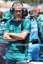 Mike Krack (LUX) Aston Martin F1 Team, Team Principal on the grid. 23.06.2024. Formula 1 World Championship, Rd 10, Spanish Grand Prix, Barcelona, Spain, Race Day.