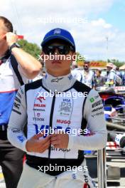 Yuki Tsunoda (JPN) RB on the grid. 23.06.2024. Formula 1 World Championship, Rd 10, Spanish Grand Prix, Barcelona, Spain, Race Day.