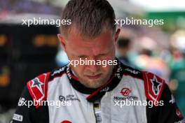 Kevin Magnussen (DEN) Haas F1 Team on the grid. 23.06.2024. Formula 1 World Championship, Rd 10, Spanish Grand Prix, Barcelona, Spain, Race Day.