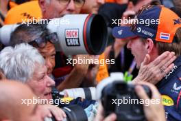 Race winner Max Verstappen (NLD) Red Bull Racing celebrates in parc ferme. 23.06.2024. Formula 1 World Championship, Rd 10, Spanish Grand Prix, Barcelona, Spain, Race Day.