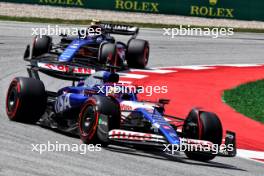 Daniel Ricciardo (AUS) RB VCARB 01. 23.06.2024. Formula 1 World Championship, Rd 10, Spanish Grand Prix, Barcelona, Spain, Race Day.