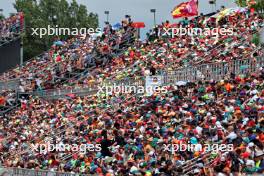 Circuit atmosphere - fans in the grandstand. 23.06.2024. Formula 1 World Championship, Rd 10, Spanish Grand Prix, Barcelona, Spain, Race Day.