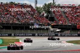 Charles Leclerc (MON) Ferrari SF-24. 23.06.2024. Formula 1 World Championship, Rd 10, Spanish Grand Prix, Barcelona, Spain, Race Day.