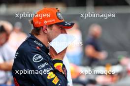 Second placed Max Verstappen (NLD) Red Bull Racing in qualifying parc ferme. 22.06.2024. Formula 1 World Championship, Rd 10, Spanish Grand Prix, Barcelona, Spain, Qualifying Day.