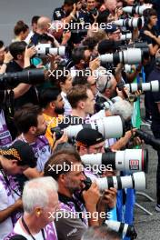 Photographers in qualifying parc ferme. 22.06.2024. Formula 1 World Championship, Rd 10, Spanish Grand Prix, Barcelona, Spain, Qualifying Day.