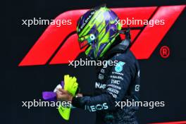 Lewis Hamilton (GBR) Mercedes AMG F1 in qualifying parc ferme. 22.06.2024. Formula 1 World Championship, Rd 10, Spanish Grand Prix, Barcelona, Spain, Qualifying Day.