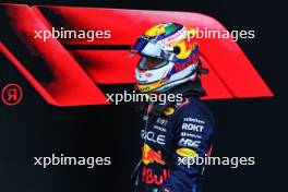 Sergio Perez (MEX) Red Bull Racing in qualifying parc ferme. 22.06.2024. Formula 1 World Championship, Rd 10, Spanish Grand Prix, Barcelona, Spain, Qualifying Day.