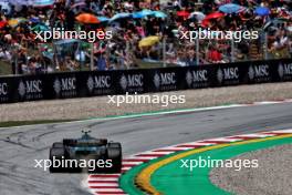 Fernando Alonso (ESP) Aston Martin F1 Team AMR24. 22.06.2024. Formula 1 World Championship, Rd 10, Spanish Grand Prix, Barcelona, Spain, Qualifying Day.