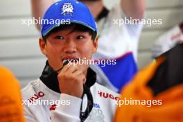 Yuki Tsunoda (JPN) RB on the drivers' parade. 23.06.2024. Formula 1 World Championship, Rd 10, Spanish Grand Prix, Barcelona, Spain, Race Day.