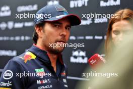 Sergio Perez (MEX) Red Bull Racing. 20.06.2024. Formula 1 World Championship, Rd 10, Spanish Grand Prix, Barcelona, Spain, Preparation Day.