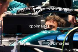 Fernando Alonso (ESP) Aston Martin F1 Team AMR24. 20.06.2024. Formula 1 World Championship, Rd 10, Spanish Grand Prix, Barcelona, Spain, Preparation Day.