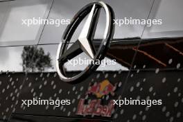 Mercedes AMG F1 logo. 20.06.2024. Formula 1 World Championship, Rd 10, Spanish Grand Prix, Barcelona, Spain, Preparation Day.
