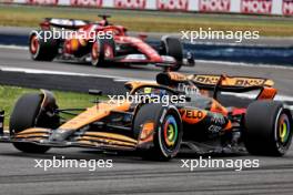Oscar Piastri (AUS) McLaren MCL38. 05.07.2024. Formula 1 World Championship, Rd 12, British Grand Prix, Silverstone, England, Practice Day.
