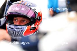 Jenson Button (GBR) Sky Sports F1 Presenter / Williams Racing Senior Advisor in his 2000 Williams FW22. 05.07.2024. Formula 1 World Championship, Rd 12, British Grand Prix, Silverstone, England, Practice Day.
