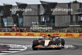 Lando Norris (GBR) McLaren MCL38 with sensor equipment. 05.07.2024. Formula 1 World Championship, Rd 12, British Grand Prix, Silverstone, England, Practice Day.