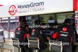 Haas F1 Team pit gantry. 05.07.2024. Formula 1 World Championship, Rd 12, British Grand Prix, Silverstone, England, Practice Day.