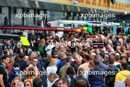 Circuit atmosphere - fans in the pit lane. 05.07.2024. Formula 1 World Championship, Rd 12, British Grand Prix, Silverstone, England, Practice Day.