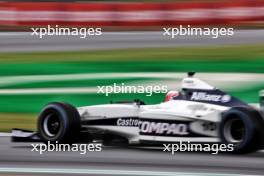 Jenson Button (GBR) Sky Sports F1 Presenter / Williams Racing Senior Advisor in his 2000 Williams FW22. 05.07.2024. Formula 1 World Championship, Rd 12, British Grand Prix, Silverstone, England, Practice Day.