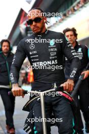 Lewis Hamilton (GBR) Mercedes AMG F1. 07.07.2024. Formula 1 World Championship, Rd 12, British Grand Prix, Silverstone, England, Race Day.