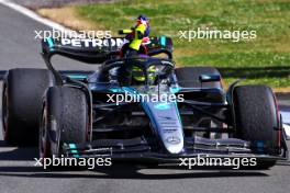 Race winner Lewis Hamilton (GBR) Mercedes AMG F1 W15 celebrates in parc ferme. 07.07.2024. Formula 1 World Championship, Rd 12, British Grand Prix, Silverstone, England, Race Day.
