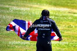 Race winner Lewis Hamilton (GBR) Mercedes AMG F1 celebrates in parc ferme. 07.07.2024. Formula 1 World Championship, Rd 12, British Grand Prix, Silverstone, England, Race Day.