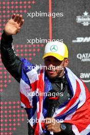 Race winner Lewis Hamilton (GBR) Mercedes AMG F1 celebrates in parc ferme. 07.07.2024. Formula 1 World Championship, Rd 12, British Grand Prix, Silverstone, England, Race Day.