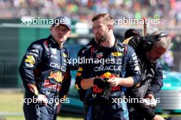 Max Verstappen (NLD) Red Bull Racing in parc ferme. 07.07.2024. Formula 1 World Championship, Rd 12, British Grand Prix, Silverstone, England, Race Day.