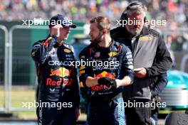 Max Verstappen (NLD) Red Bull Racing in parc ferme. 07.07.2024. Formula 1 World Championship, Rd 12, British Grand Prix, Silverstone, England, Race Day.