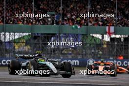 Lewis Hamilton (GBR) Mercedes AMG F1 W15. 07.07.2024. Formula 1 World Championship, Rd 12, British Grand Prix, Silverstone, England, Race Day.