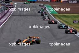 Oscar Piastri (AUS) McLaren MCL38. 07.07.2024. Formula 1 World Championship, Rd 12, British Grand Prix, Silverstone, England, Race Day.