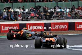 Oscar Piastri (AUS) McLaren MCL38. 07.07.2024. Formula 1 World Championship, Rd 12, British Grand Prix, Silverstone, England, Race Day.