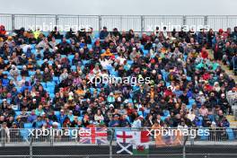 Circuit atmosphere - fans in the grandstand. 06.07.2024. Formula 1 World Championship, Rd 12, British Grand Prix, Silverstone, England, Qualifying Day.