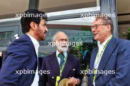 (L to R): Mohammed Bin Sulayem (UAE) FIA President with HRH Prince Michael of Kent (GBR). 06.07.2024. Formula 1 World Championship, Rd 12, British Grand Prix, Silverstone, England, Qualifying Day.