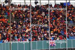 Circuit atmosphere - fans in the grandstand. 06.07.2024. Formula 1 World Championship, Rd 12, British Grand Prix, Silverstone, England, Qualifying Day.
