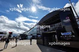 Alpine F1 Team trucks in the paddock. 06.07.2024. Formula 1 World Championship, Rd 12, British Grand Prix, Silverstone, England, Qualifying Day.