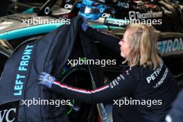 Mercedes AMG F1 mechanic. 06.07.2024. Formula 1 World Championship, Rd 12, British Grand Prix, Silverstone, England, Qualifying Day.