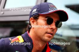 Sergio Perez (MEX) Red Bull Racing. 07.07.2024. Formula 1 World Championship, Rd 12, British Grand Prix, Silverstone, England, Race Day.