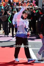 Yuki Tsunoda (JPN) RB on the drivers' parade. 07.07.2024. Formula 1 World Championship, Rd 12, British Grand Prix, Silverstone, England, Race Day.