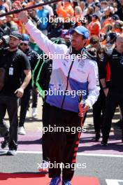 Daniel Ricciardo (AUS) RB on the drivers' parade. 07.07.2024. Formula 1 World Championship, Rd 12, British Grand Prix, Silverstone, England, Race Day.