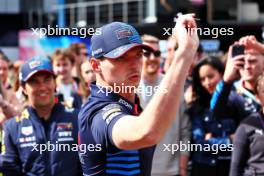Max Verstappen (NLD) Red Bull Racing plays darts. 04.07.2024. Formula 1 World Championship, Rd 12, British Grand Prix, Silverstone, England, Preparation Day.